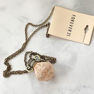 Forever 21 Perfume Bottle Chain Necklace